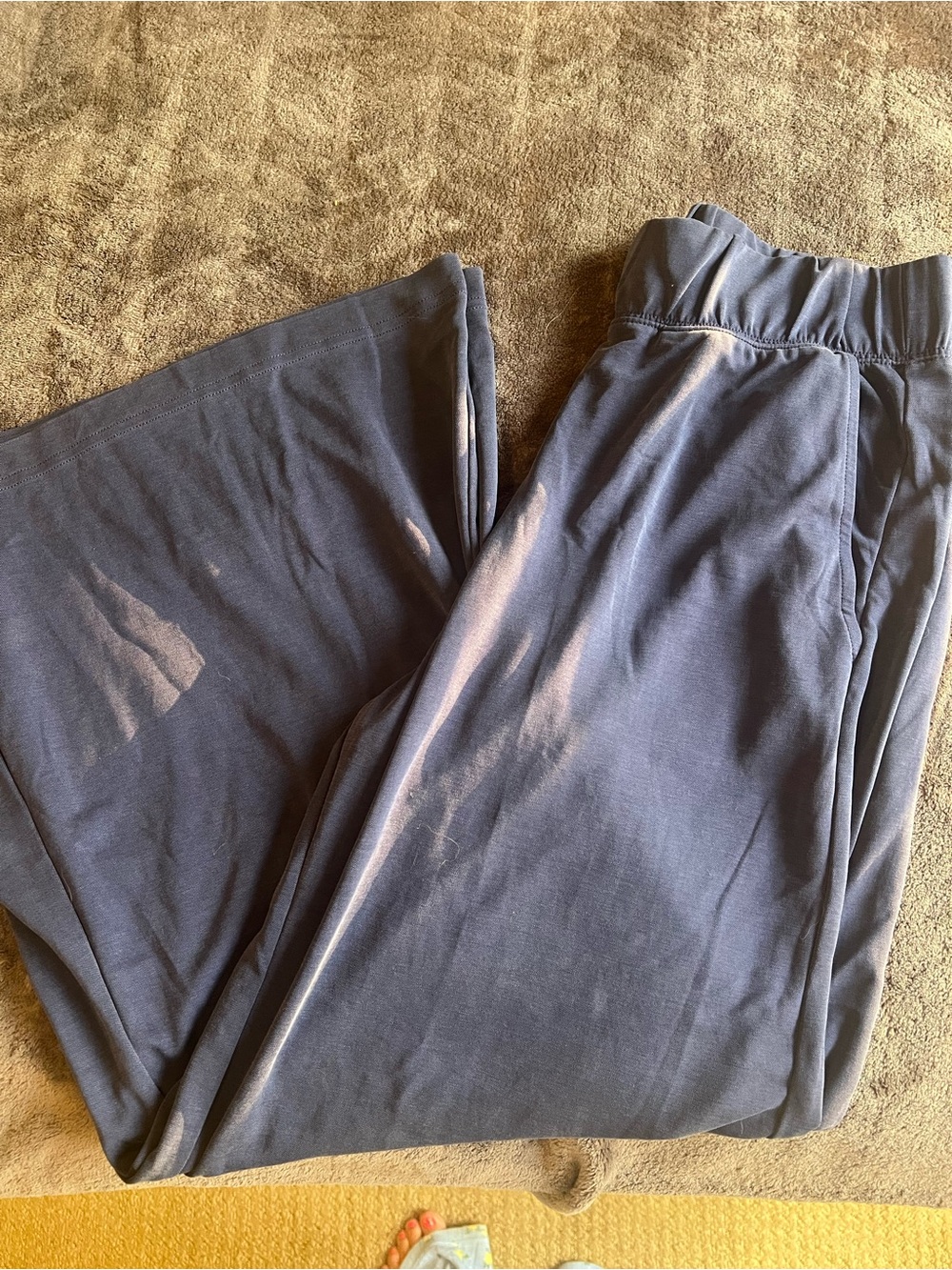 Fabletics Navy Elastic-Waist Lounge Pants